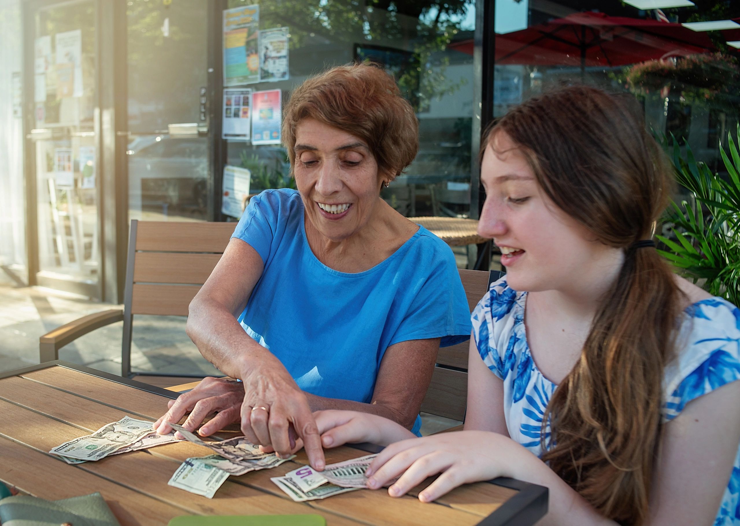 Financial planning discussion focused on long-term goals